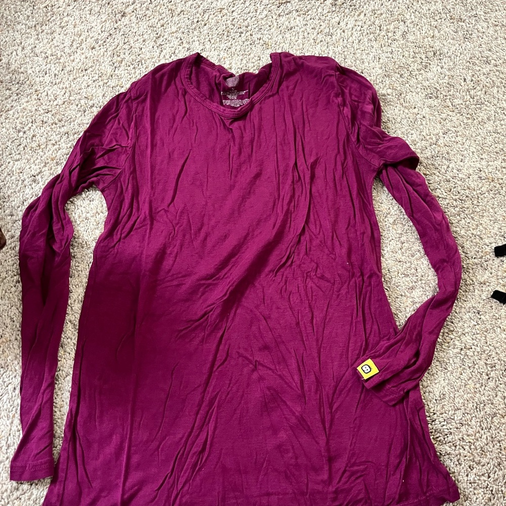 Women's Long Sleeve Top - Magenta